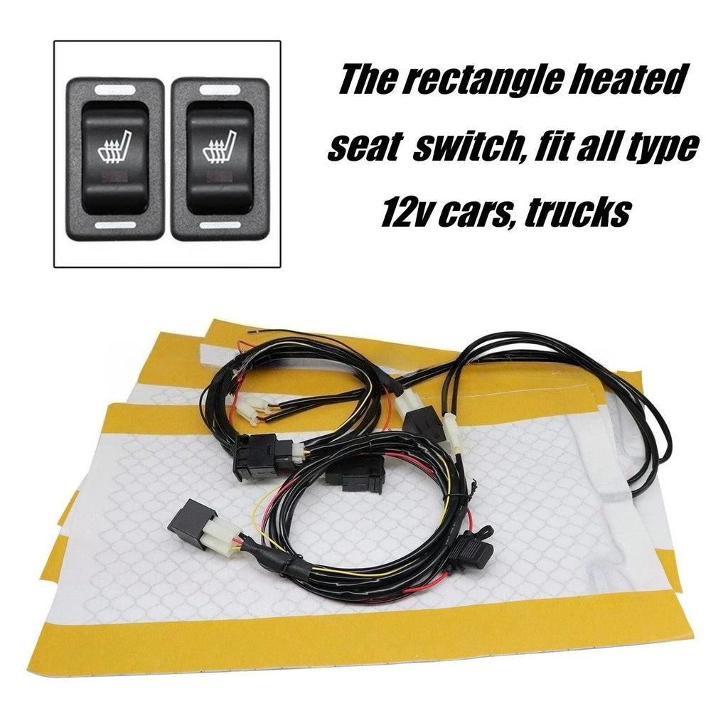 Heated Seat Heater Pad Kit for Universal Cars (12V)
