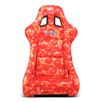 NRG Large Size Fixed Back Bucket Racing Seat for Universal Fit (No Year)