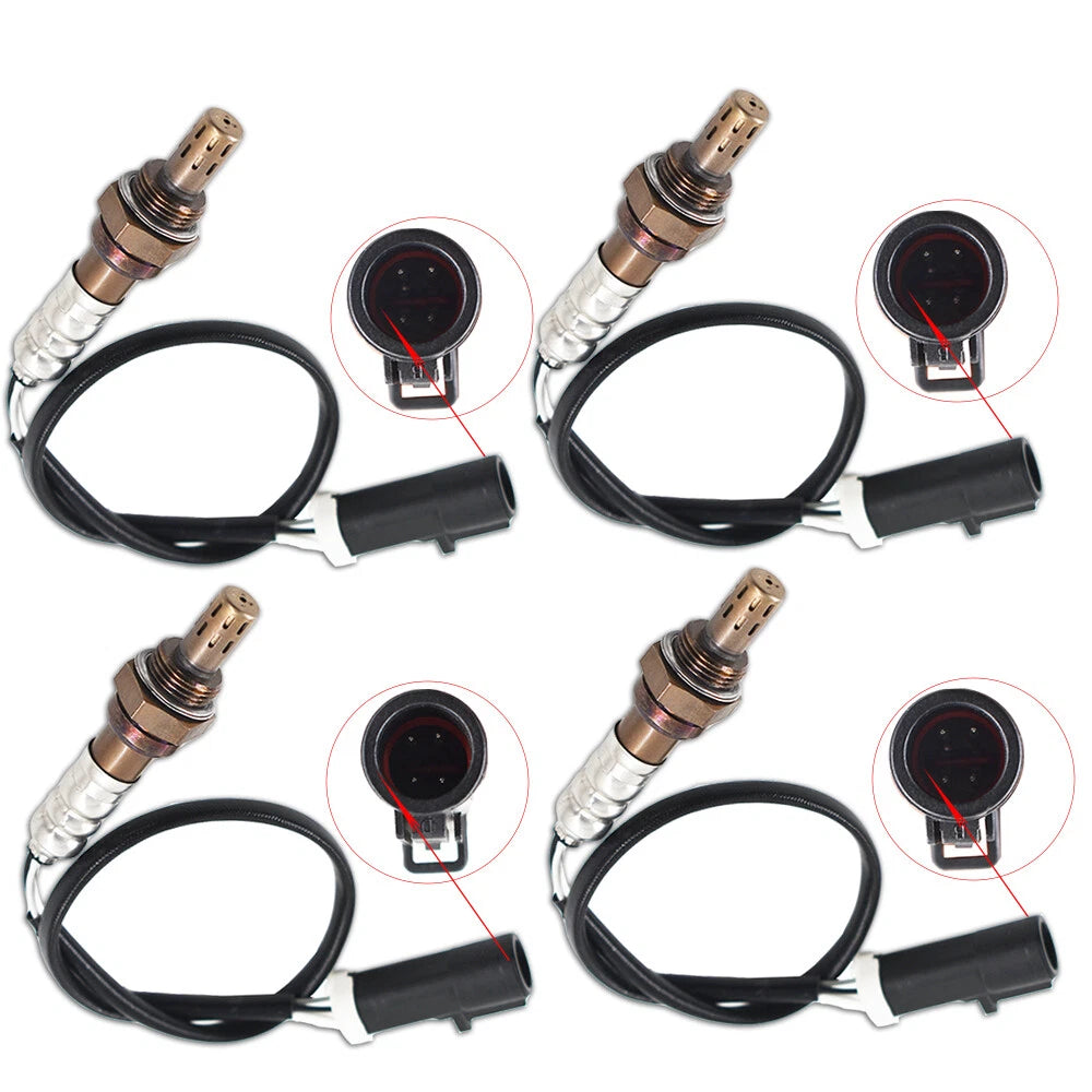 Set of 4 Oxygen O2 Sensors for Ford Mustang (1995-2010)