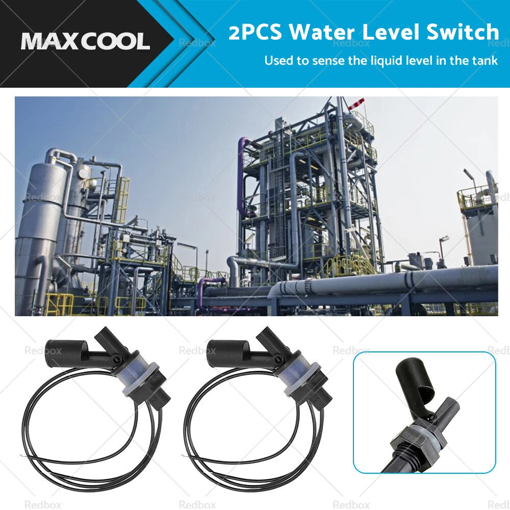 2X Water Level Sensor Float Switch for Horizontal Liquid Tank