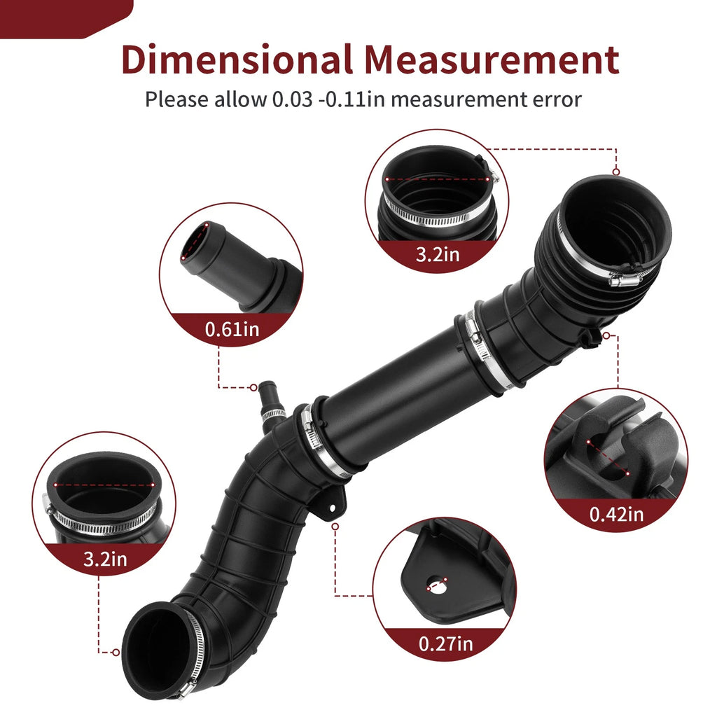 Intake Duct Tube Assembly 1240770 for Polaris RZR 1000 XP 4 (2014–2023)