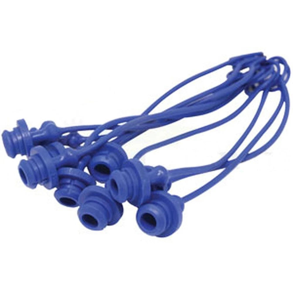 Set of 10 Dust Plugs for A-P211014-AI (1/2", Blue)