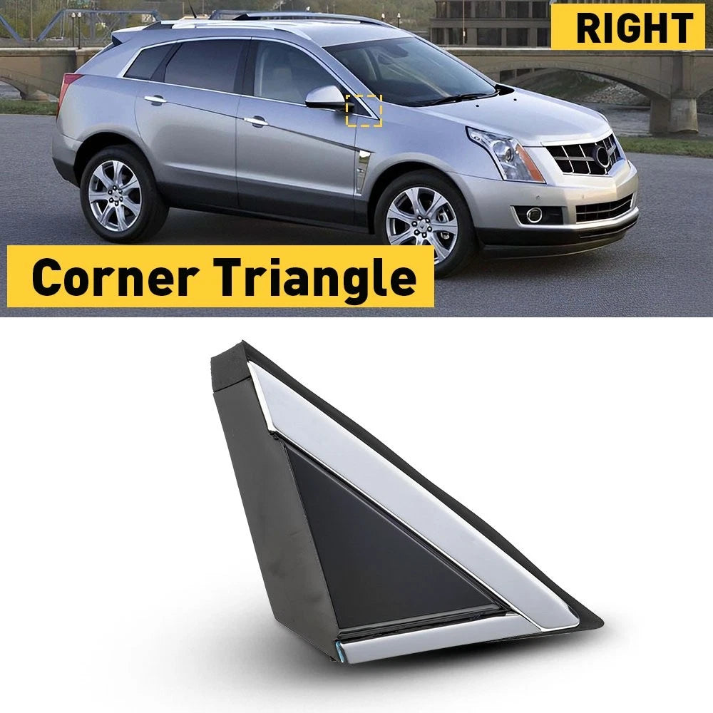 Front Right Mirror Corner Triangle Molding Fender ABS for Cadillac SRX (2010–2016)