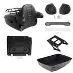 Trunk Backrest Mount Rack Light Speakers for Harley Street Glide (2014–2026)