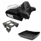 Chopped Trunk Solo Mount Rack for Harley Touring Street Glide (2014-2025)
