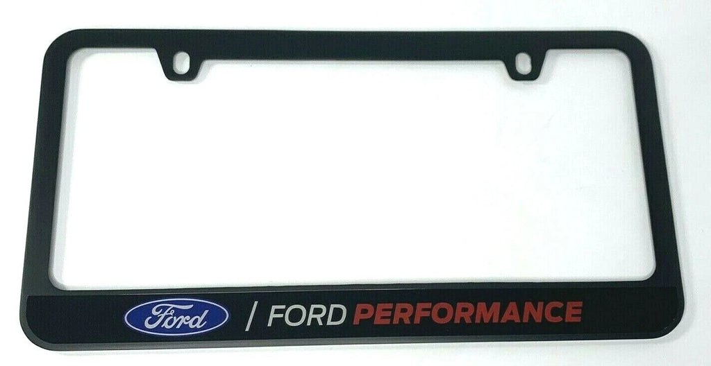 Ford Performance Premium Matte Black License Plate Frame for Ford Mustang (2015–2024)