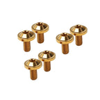6 x Gold Titanium M6x15mm Torx Head Bolts for Bike Motorcycle