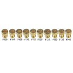 10pcs Carburetor Main & Pilot Jet Kit for PWK OKO CVK (Fitment Specific)