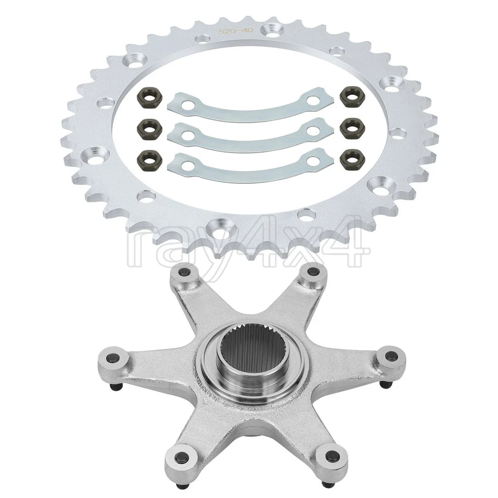 Rear Axle Sprocket Hub Collar & 40T for Yamaha Raptor 660 (2001–2005)