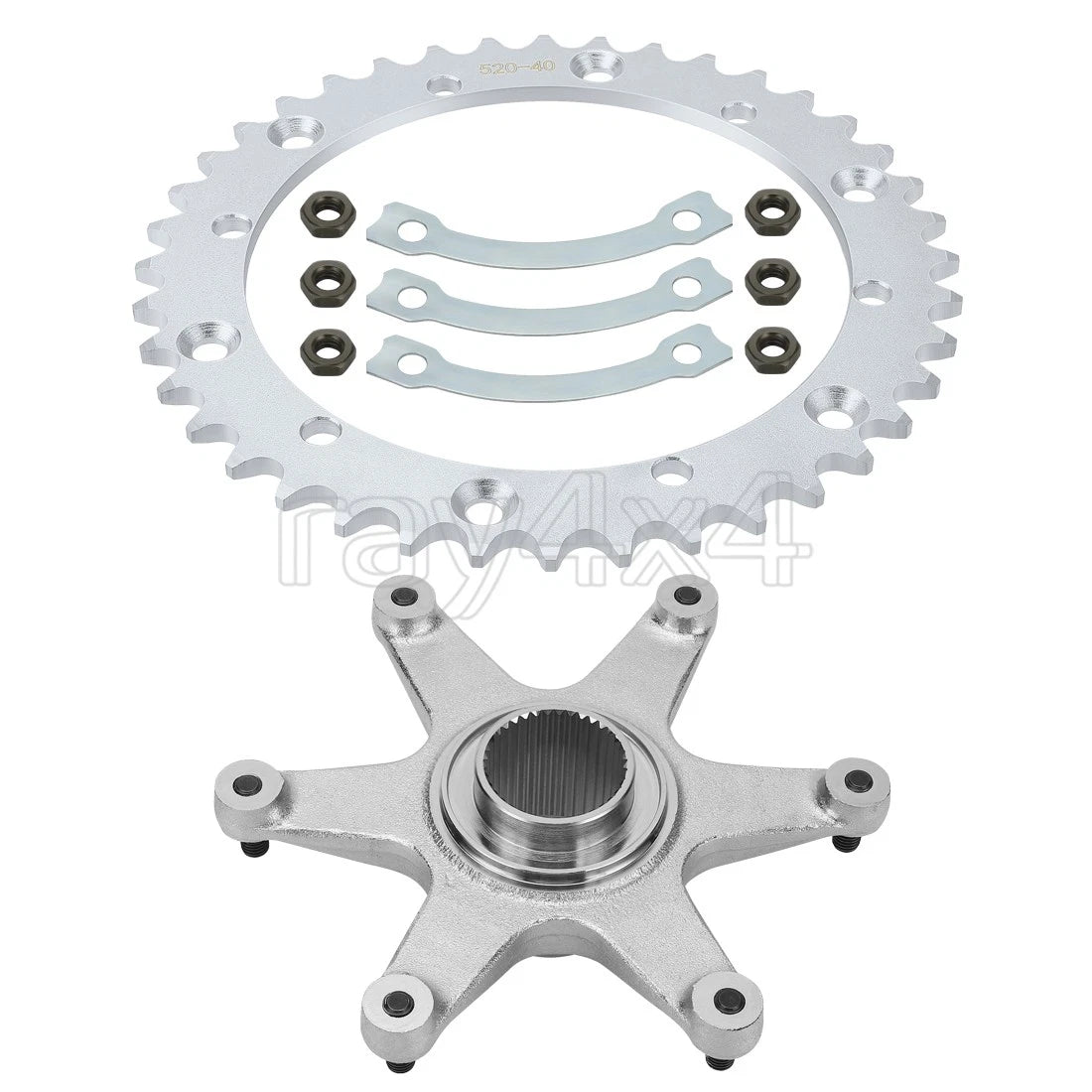 Rear Axle Sprocket Hub Collar & 40T for Yamaha Raptor 660 (2001–2005)