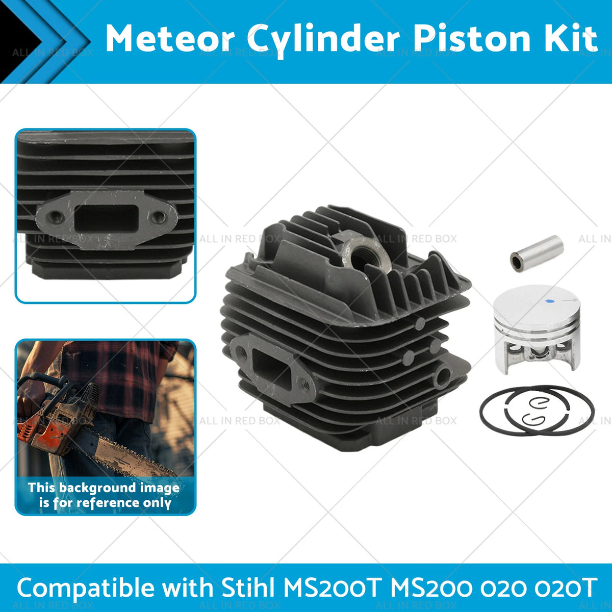 Cylinder Piston Kit for Stihl MS200T MS200 020 020T