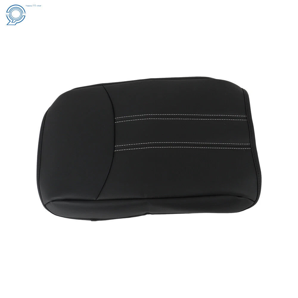 Center Console Pad Armrest Cover for Honda Pilot (2023–2024) Leather Black