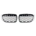 1 Pair Front Bumper Kidney Grille for BMW X3 F25 X4 F26 (2014–2017)