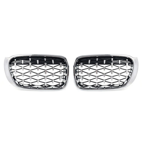 1 Pair Front Bumper Kidney Grille for BMW X3 F25 X4 F26 (2014–2017)