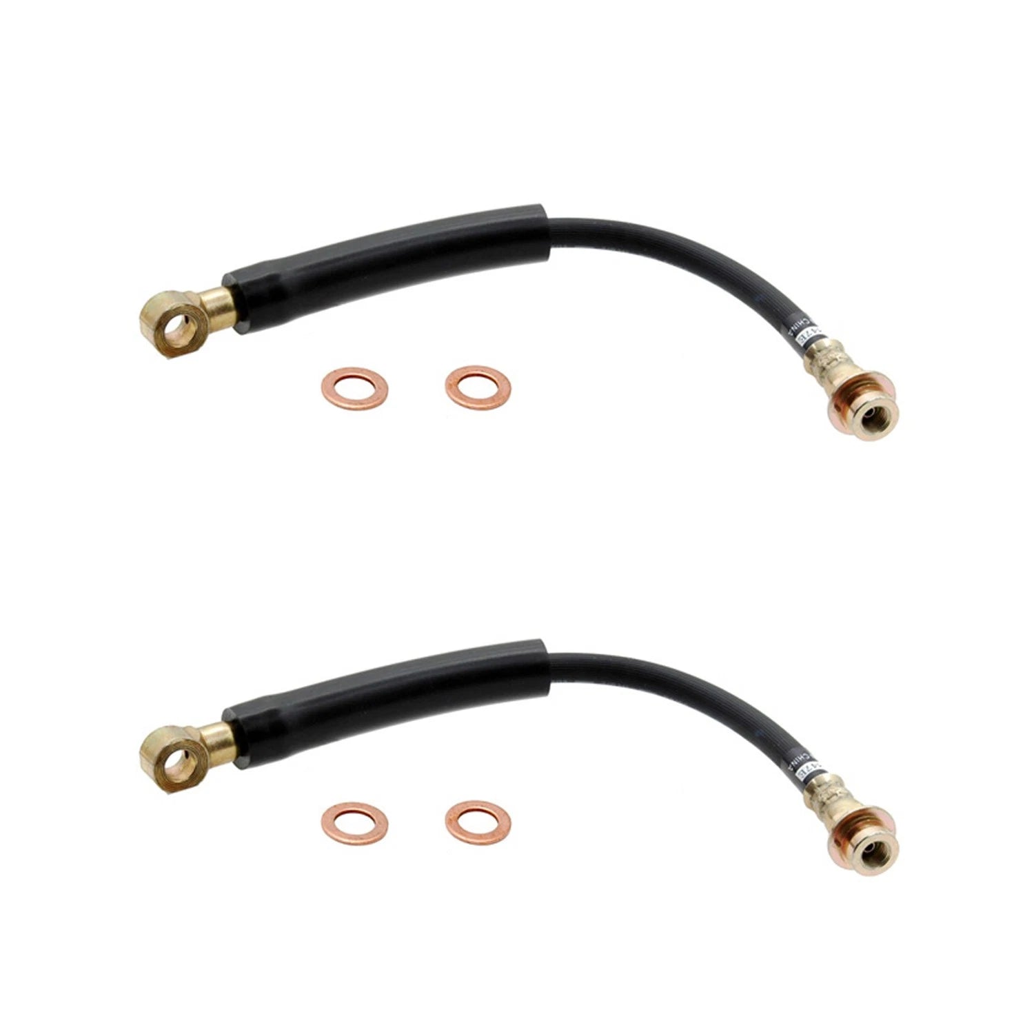 Set of 2 Front Brake Hydraulic Hoses for ACDelco Caballero Century Cutlass Salon