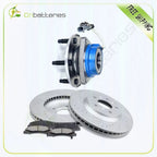 Front Brake Rotor & Ceramic Pad Wheel Bearing Hub for Buick Lucerne (2006–2011)