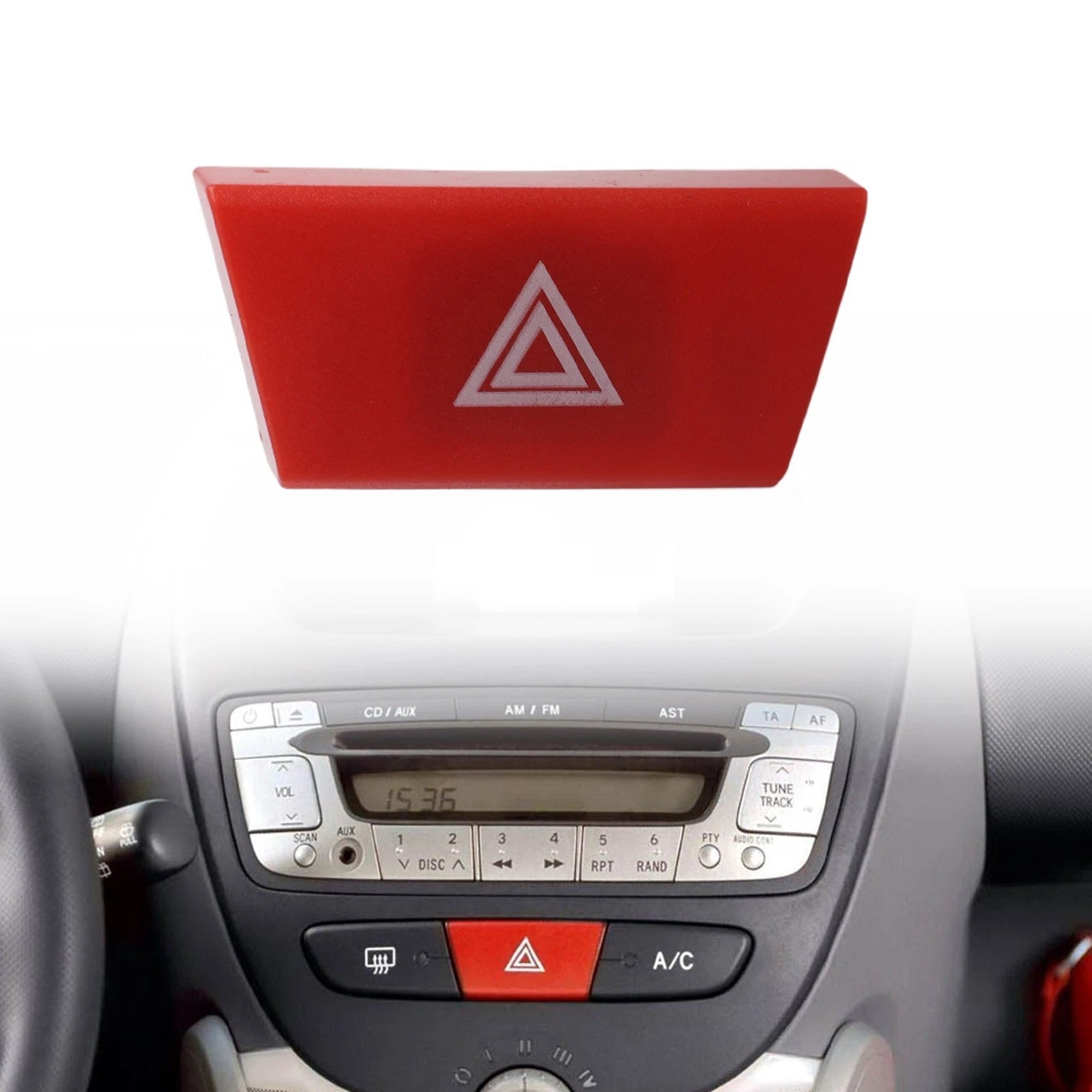 Hazard Lamp Switch Button for Toyota Aygo C1 107 (2005–2014) 6490NG