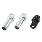 Chrome Passenger Foot Pegs Mount Clevis Kit for Harley Softail Slim (2012-2017)