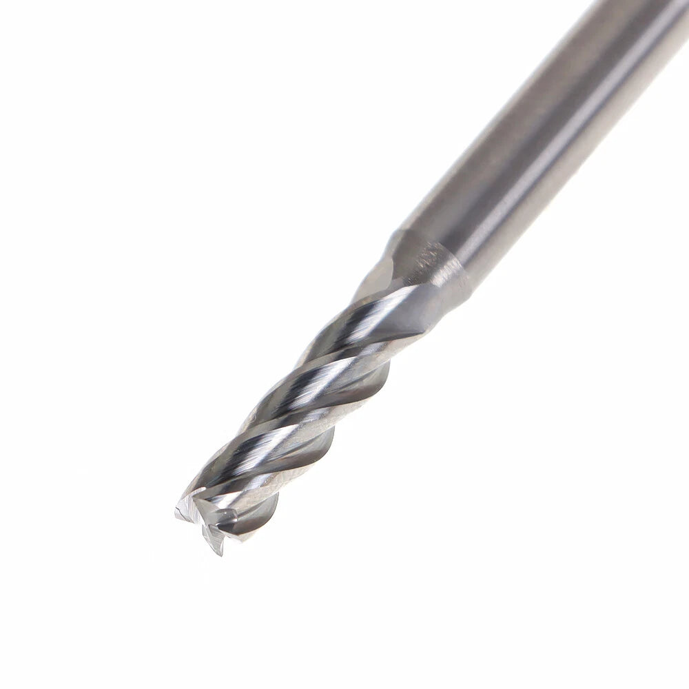 Set of 5 Carbide End Mills for Various Applications (3/16")