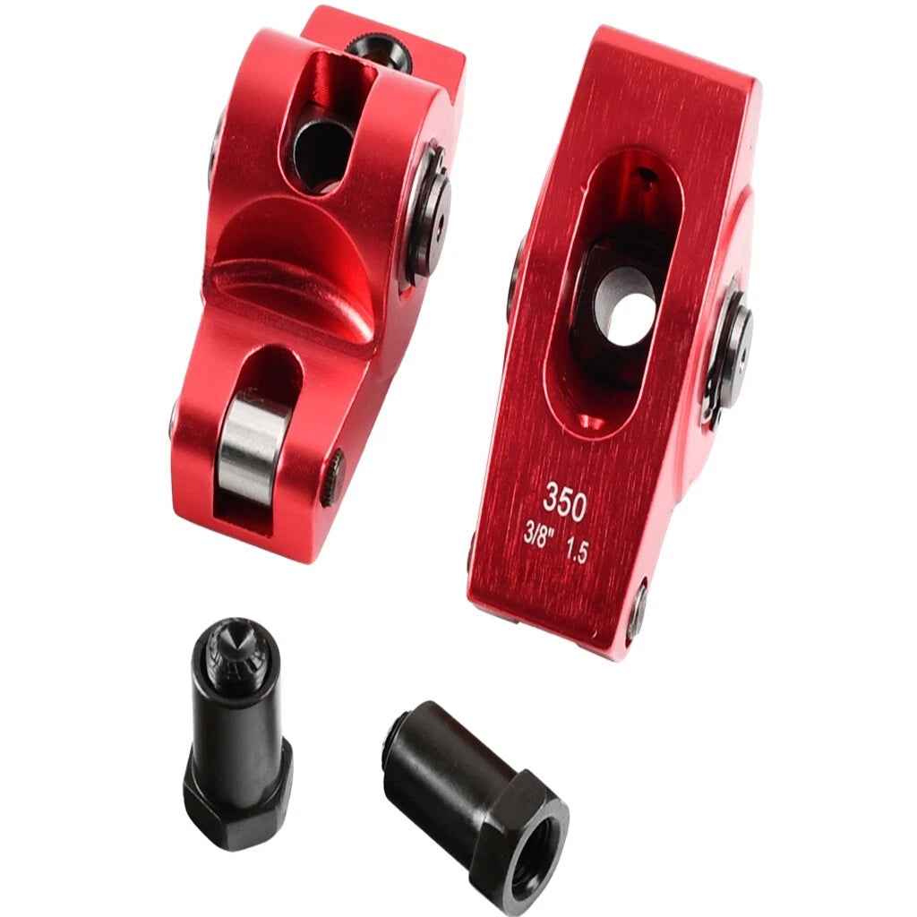 1.5 Ratio 3/8" Aluminum Roller Rocker Arm Kit for Small Block Chevy (327–400)