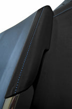 Rear Door Panel Armrest Cover Leather for Toyota Avalon (2013–2018) Blue Stitch