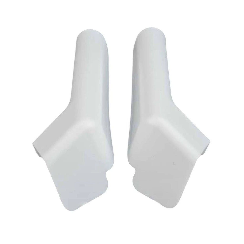 Set of 4 White RV Rain Gutter Spouts for