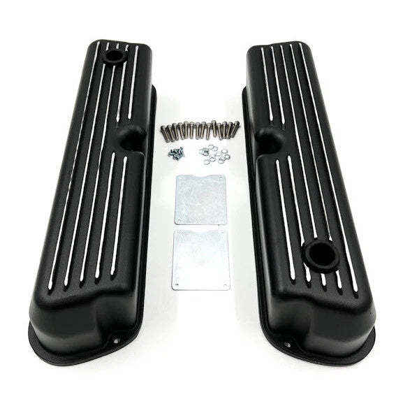 Tall Finned Aluminum Valve Covers Replacement for Ford 289 SBF (1962–1985)