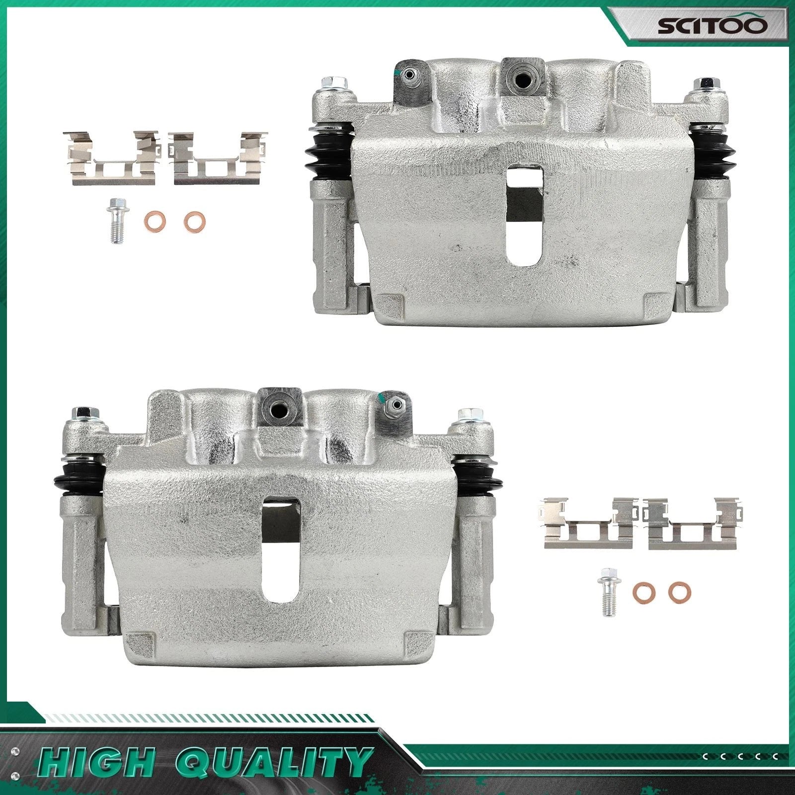 Front Brake Calipers w/ Bracket for Chevrolet Colorado GMC Canyon (2009–2012)