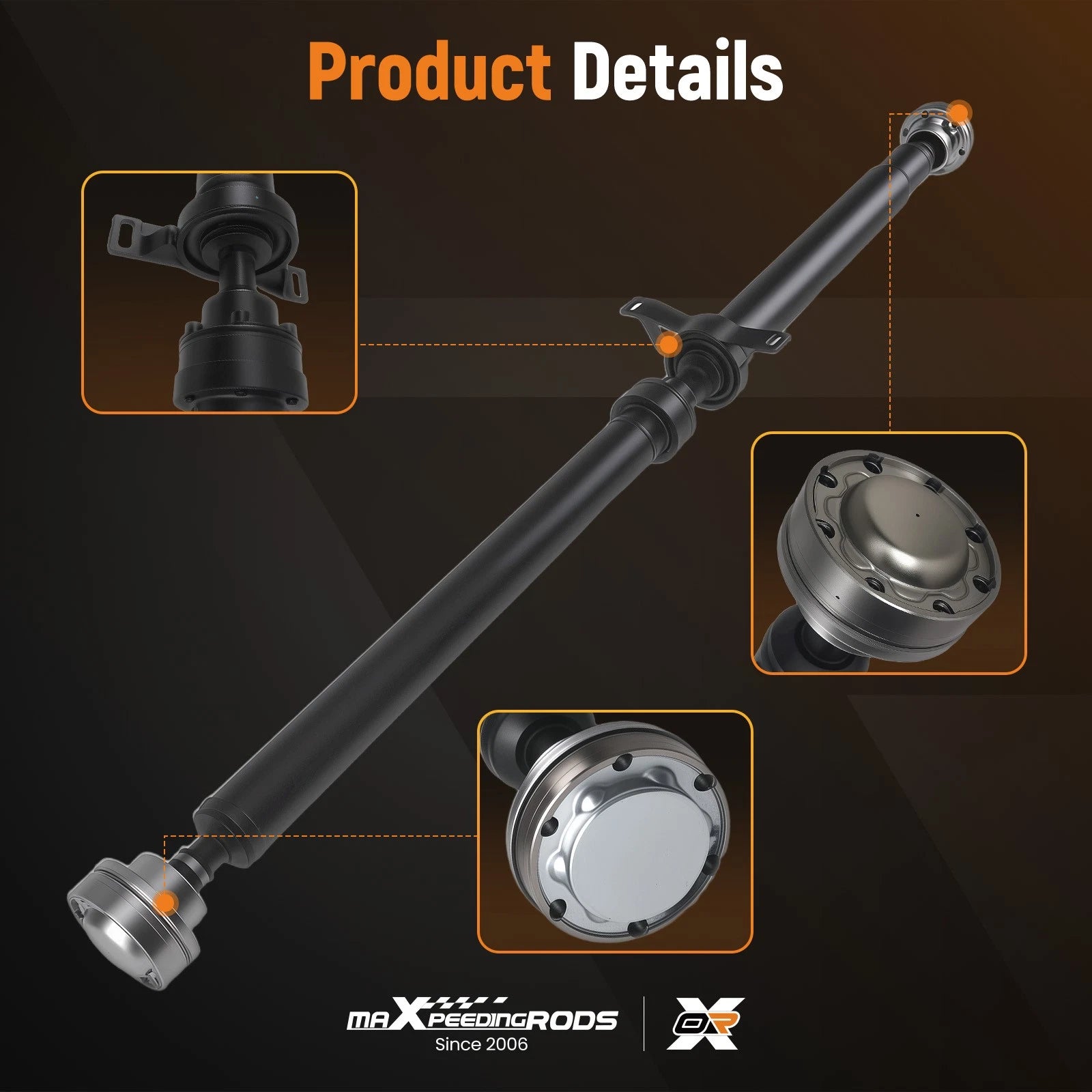 Drive Shaft Cardan Shaft Rear for Dodge Challenger V8 (2015–2019) RWD
