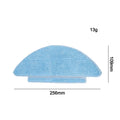 8 Pieces Mop Cloth and Dust Bag Set for Laresar L6 Nex Vacuum