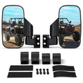 UTV Rear View Side Mirrors 1.75"-2" for Polaris RZR XP 900 1000, Honda Talon 1000