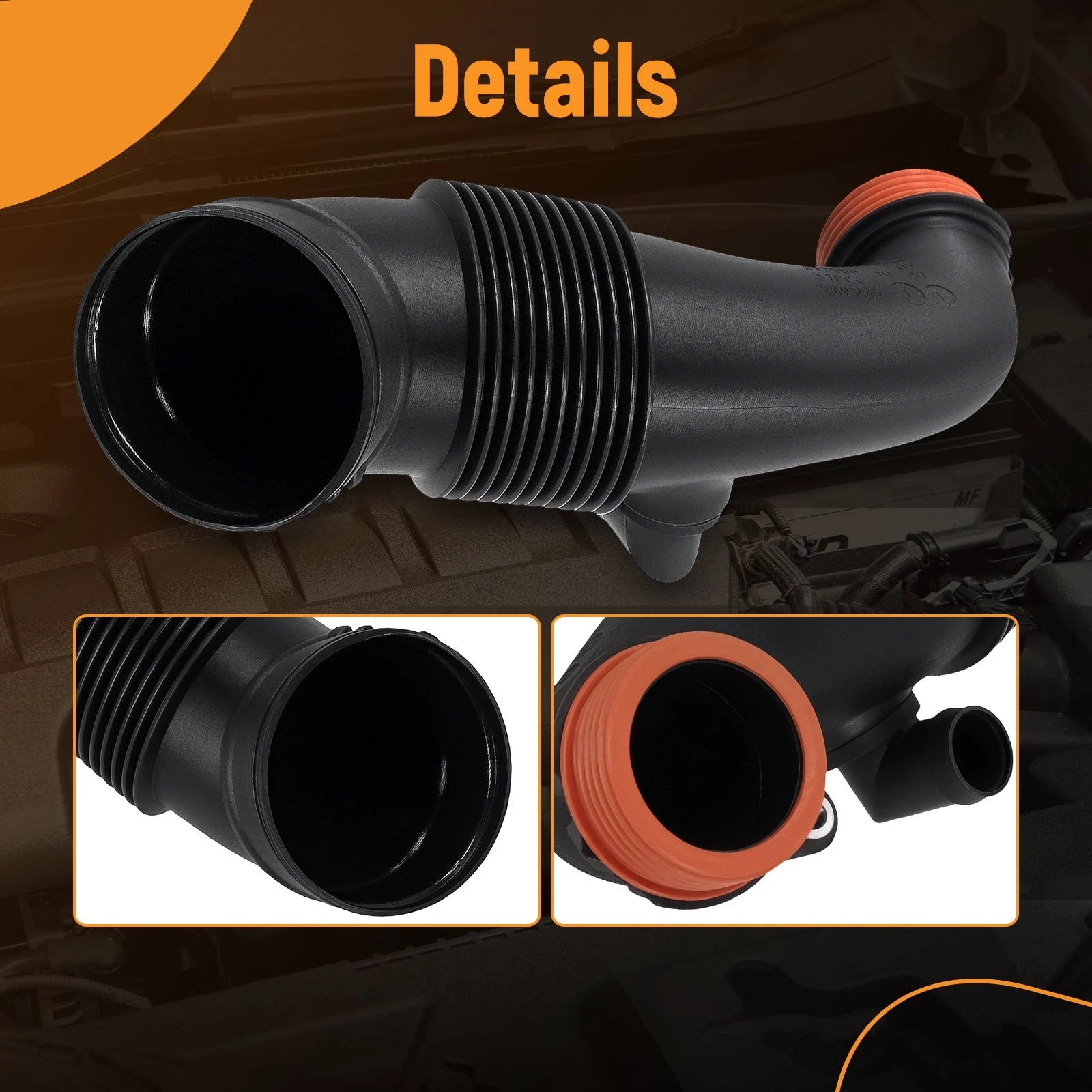 Air Inlet Tube Left for BMW X5/X6 xDrive50i (2014–2019) 13717638569
