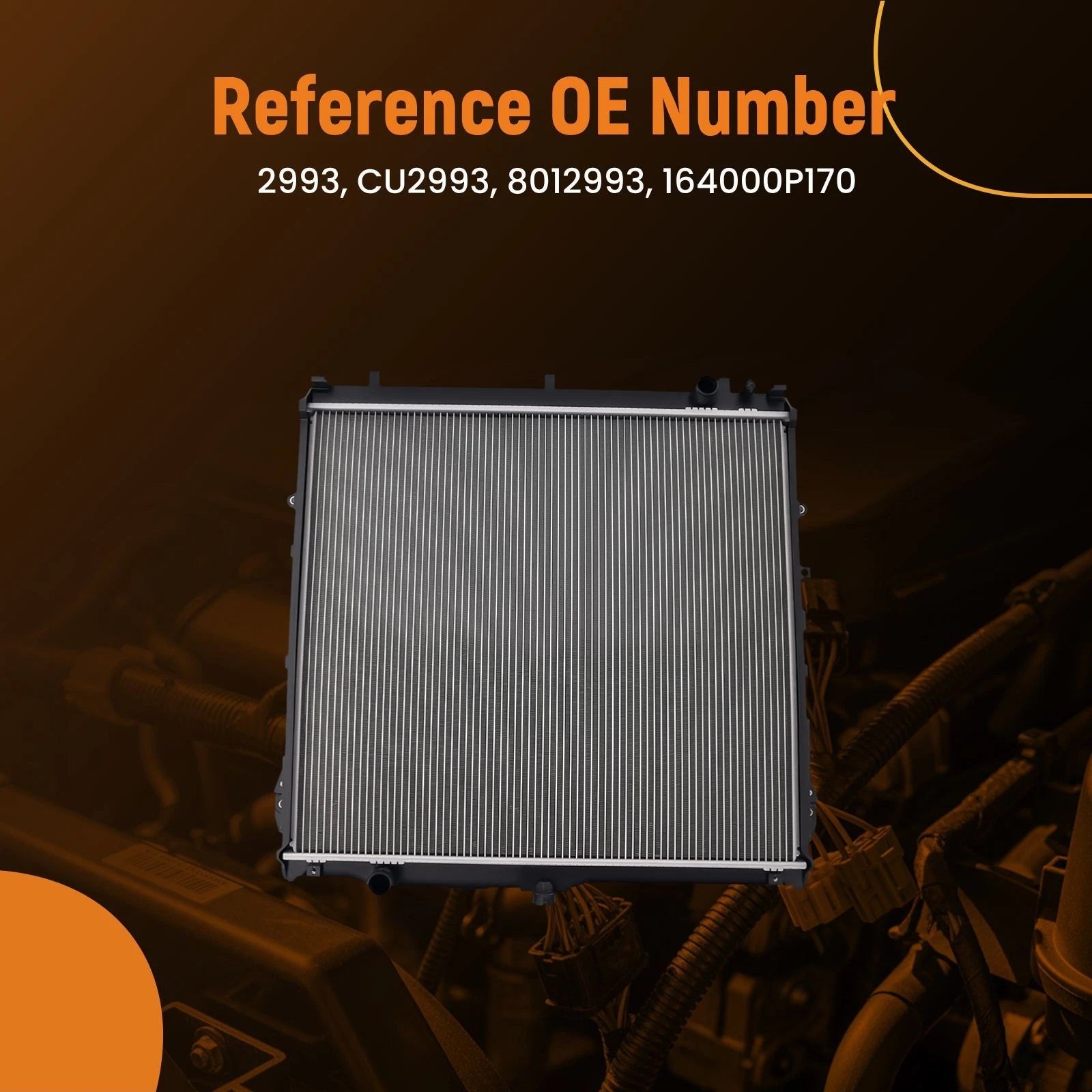 Aluminum Engine Radiator for Toyota Tundra V6 (2007–2014)