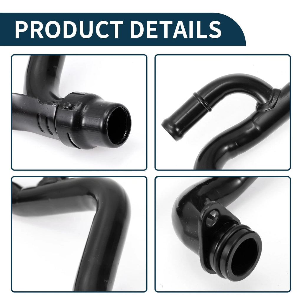 Radiator Hose Coolant Pipe for Audi Q5 (2009–2017) No. 06H121065E Iron Black