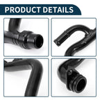 Radiator Hose Coolant Pipe for Audi Q5 (2009–2017) No. 06H121065E Iron Black