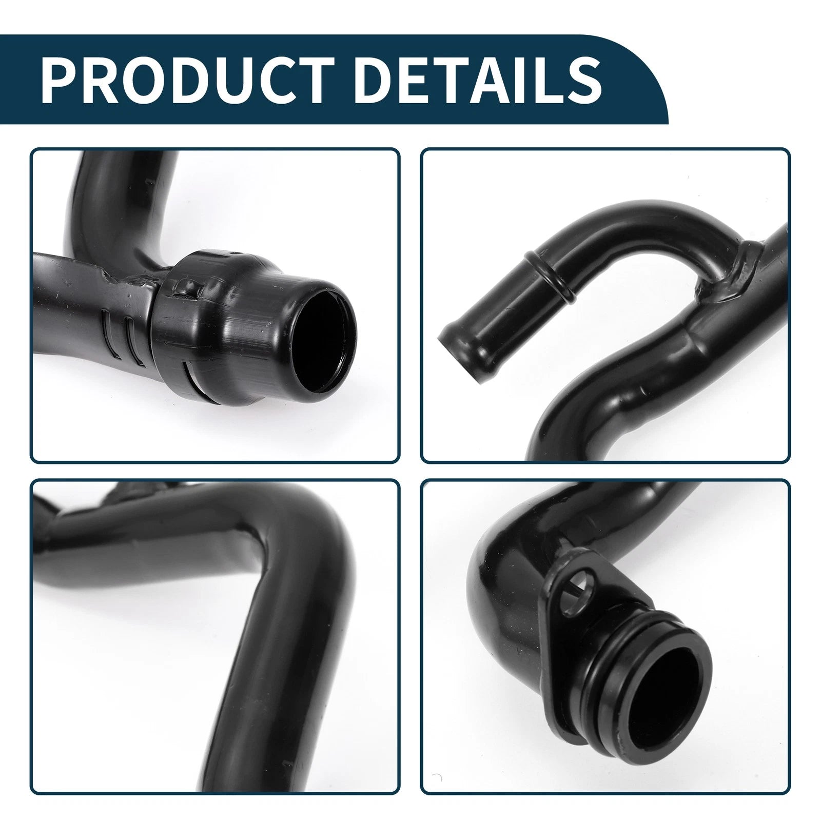 Radiator Hose Coolant Pipe for Audi Q5 (2009–2017) No. 06H121065E Iron Black
