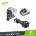3Pcs Engine Motor & Transmission Mount for Honda Civic (2006–2011) L4 1.3L SOHC