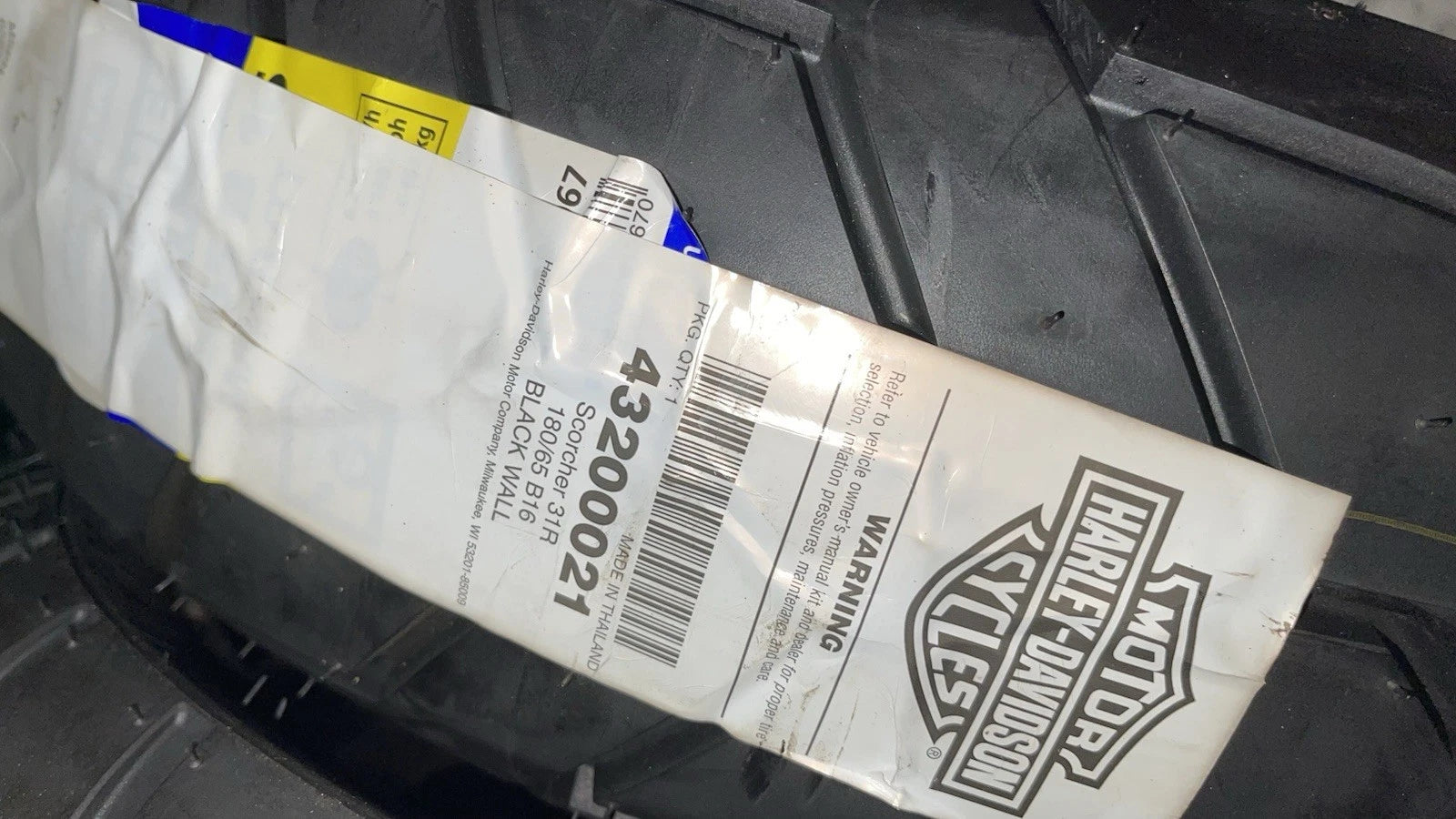Michelin Scorcher Rear Tire 180/65B16 for Harley Touring (2009–2019)