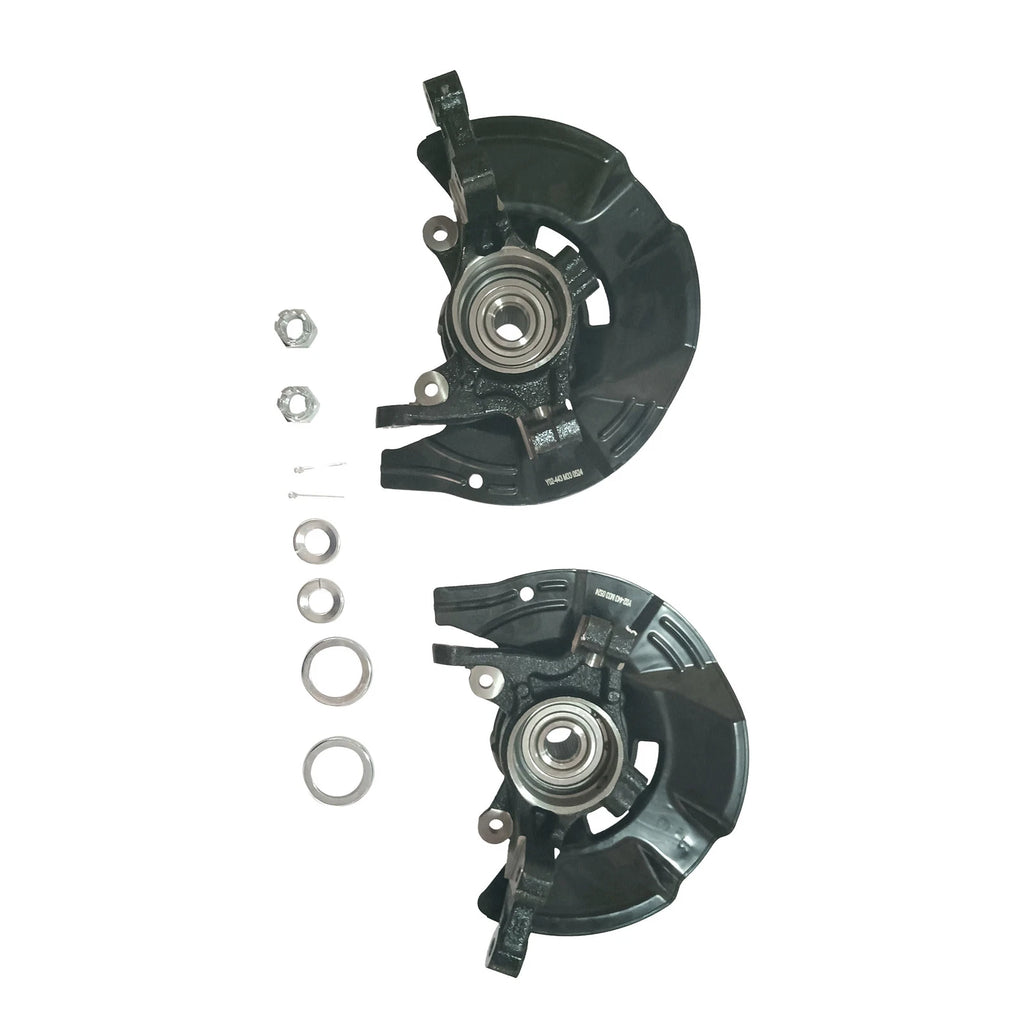 2X Front Steering Knuckle & Wheel Bearing Hub Assembly for Kia Optima (2011)