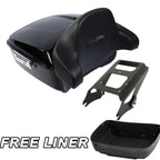 2X King Trunk Luggage Pad for Harley Touring (2009–2013) 12 Black