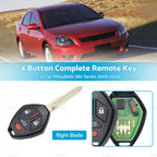 Set of 4 Button Remote Key Fob for Mitsubishi 380 (2005–2008) OUCG8D-620M-A