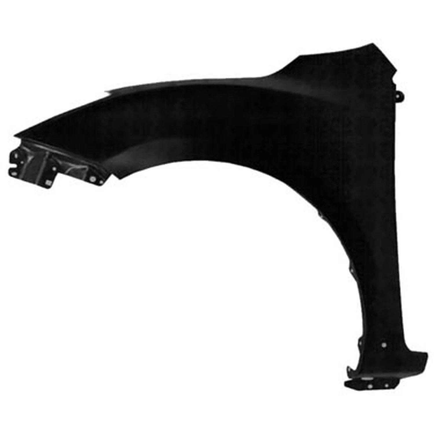 Replacement Steel Driver Front Fender w/Rocker Molding Hole w/o Signal Lights