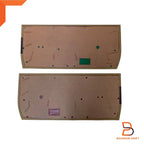 Brown Interior Door Panel Pair + Clips for Toyota Hilux Ute (78-83)