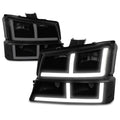 OE Style LED DRL Headlights for Silverado 1500 2500 3500 (2003–2006)