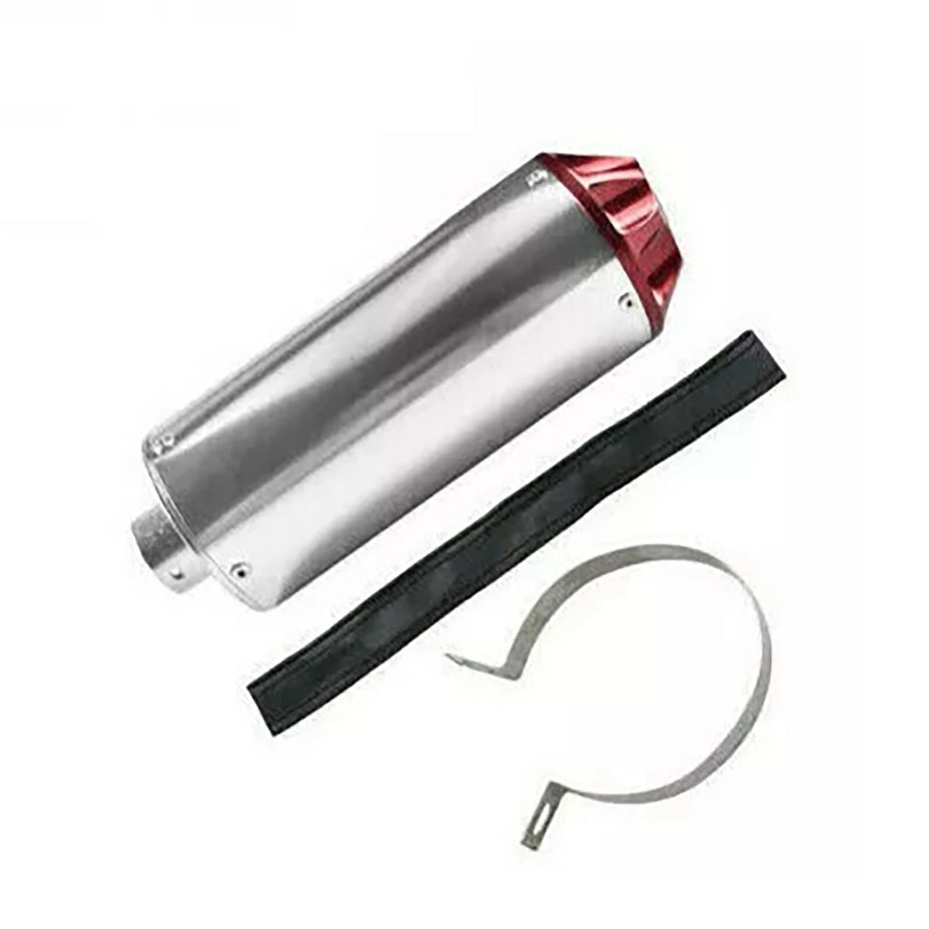 Exhaust Muffler & Clamp 28mm for Yamaha KLX110, Suzuki PIT Dirt Bike