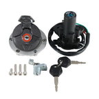 Ignition Key Switch & Fuel Tank Cap Set for Kawasaki Ninja 250SL (2015–2016)