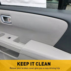 Set of 2 Leather Rear Door Panel Armrest Covers for Honda Pilot (2009–2015)