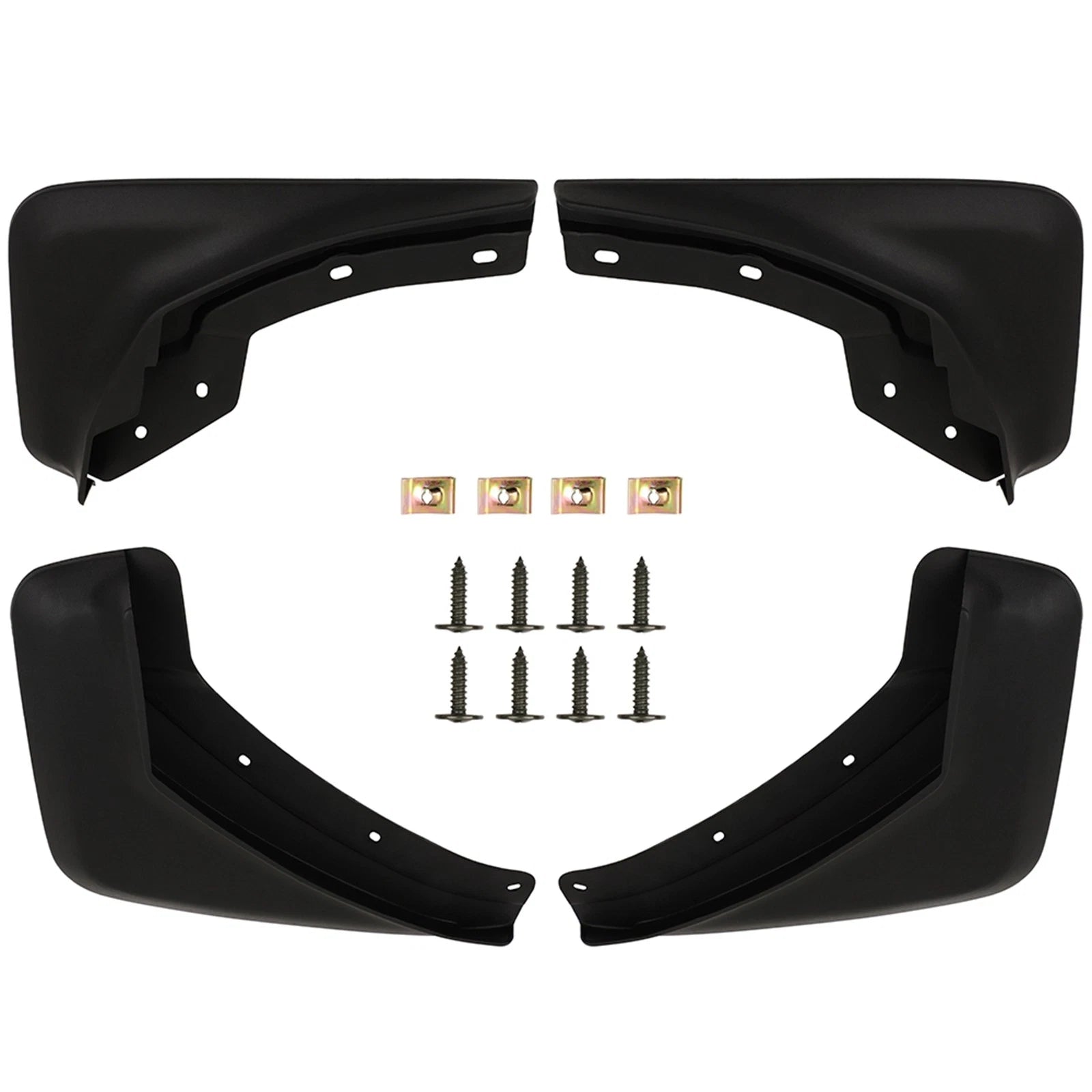 Splash Guards for Volvo XC40 (2017–2021) Mud Guards Fender Black with Screws