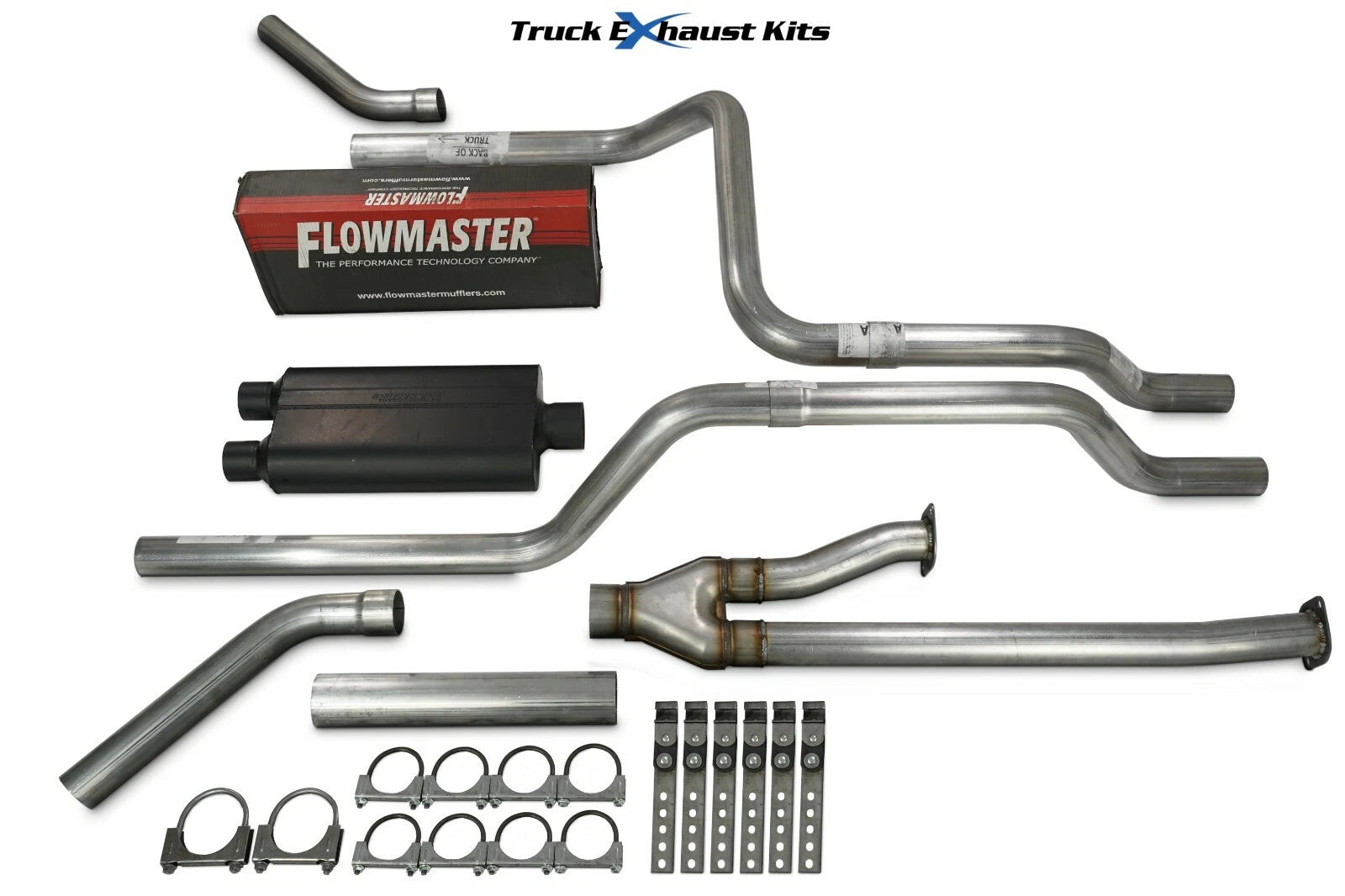 2.5" Dual Exhaust Kit for Toyota Tundra (2014–2021) 50 Series Corner Exit