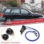 3pcs Spark Plug Wire Ignition Coil Cable No. 2750139A70 for Hyundai Santa Fe (2003)